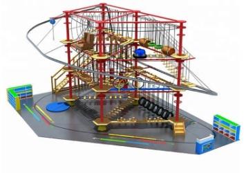 Unutrašnja jednostavna Zipline u Trampolin parku
