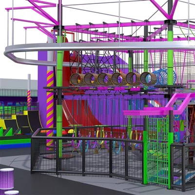 Vruća prodaja zatvorenog tečaja užeta sa Skyline